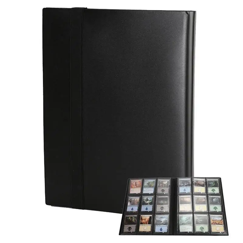 

Pocket Waterproof Trading Card Binder Compatible With Trading Cards Portable Storage Case 540 Card Slots Trading Card Holder
