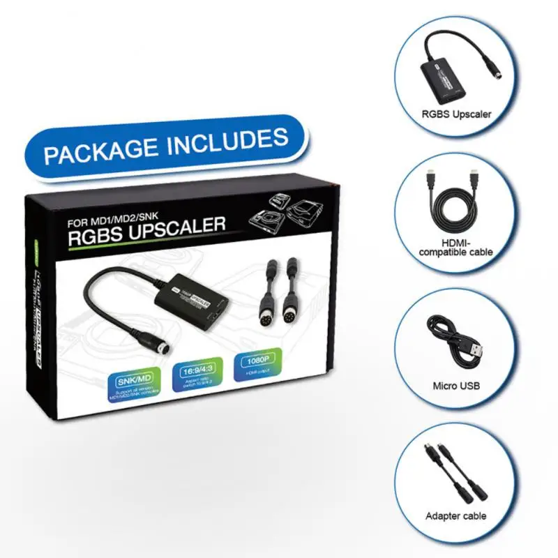 

Для Sega Многофункциональный совместимый конвертер адаптер штекер-гнездо Vga компьютерный плеер Plug And Play 1080p аксессуары для Hd