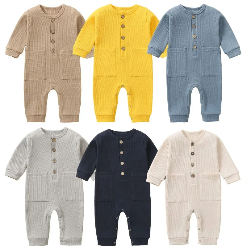 

아기 가을옷 Autumn Newborn Infant Baby Boys Girls Romper Playsuit Overalls Cotton Long Sleeve Baby Jumpsuit New Born Clothes Romper