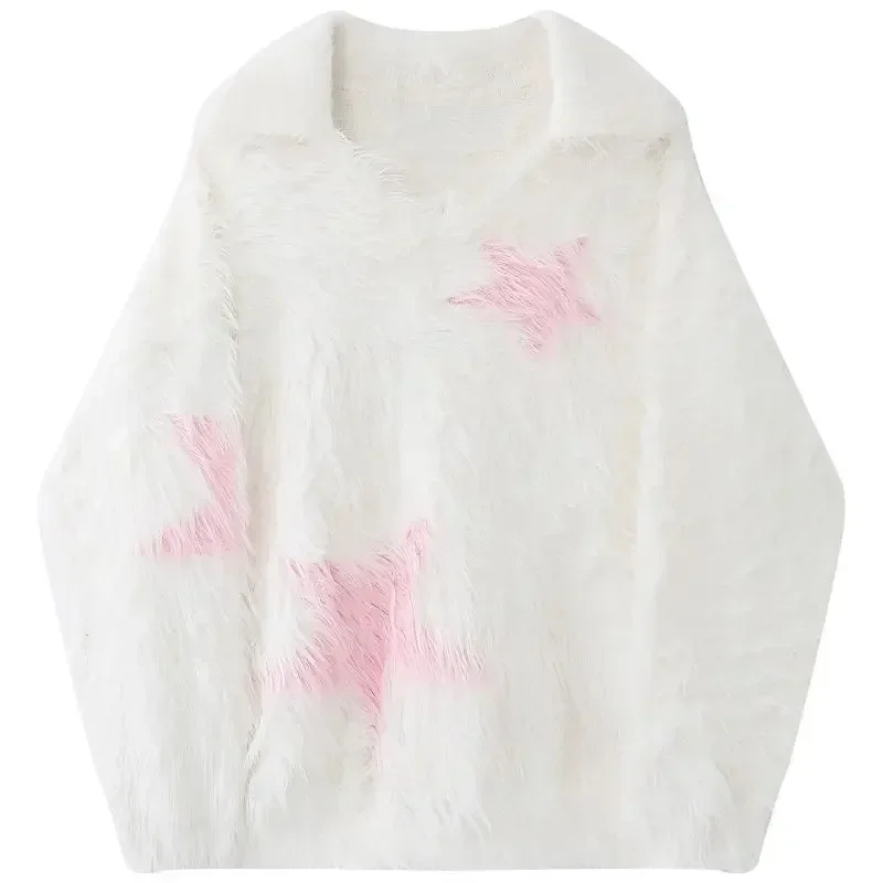 Gaganight женский высококачественный свитер с красной звездой осенне-зимний новый