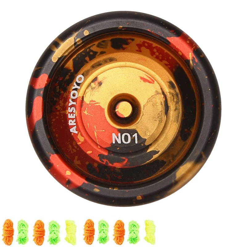 

Aresyoyo NO1 Yoyo Butterfly Aluminum Alloy Magic Yoyo Professional with 10 Ball Bearing High Speed Yo Yo Classic Toys