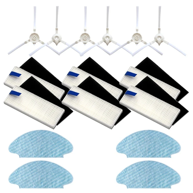 

Side Brush Filter And Mop Cloth For Tefal Rowenta Explorer 20 40 50 RG7687/RR7687WH Force Sweep X3 Vacuum Cleaner