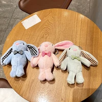 cartoon plush rabbit doll pendant creative cute plush key chain bag pendant kawaii keychain plush