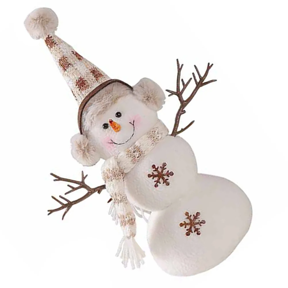 

Christmas Decor Ornament Stuffed Ornaments Tabletop Plush Dolls Xmas Party