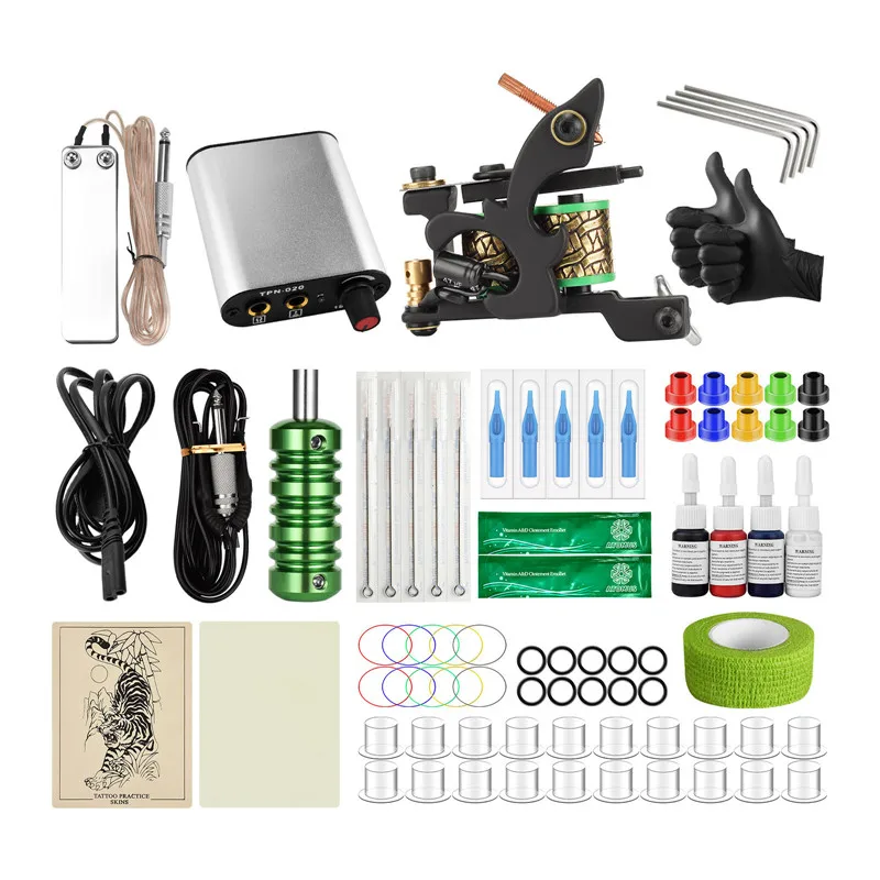 

Набор для татуировок JimKing для начинающих с блоком питания и педалью для ног