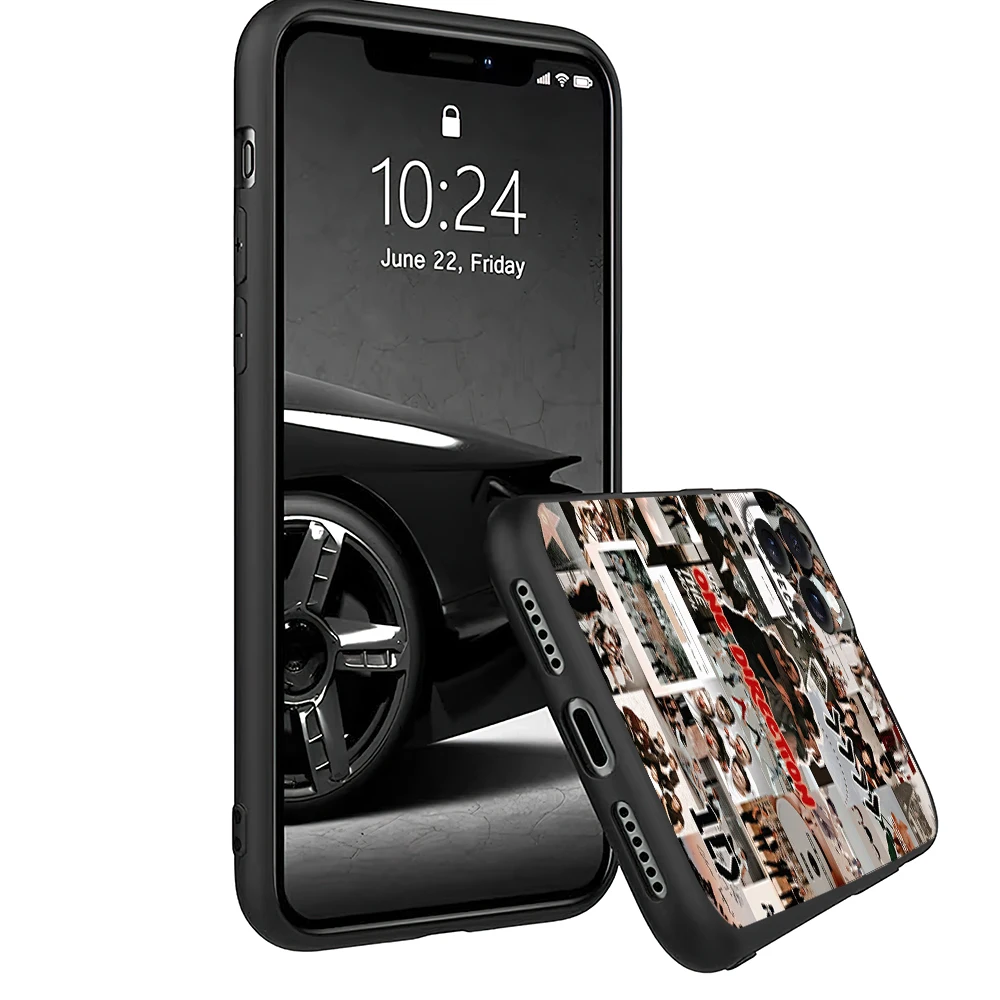 Band O-One D-Directions Take Me Home Phone Case for iPhone 12 11 14 15 13 16 Max Plus Pro Black Soft Silicone Cover