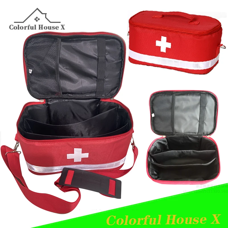 

Earthquake Disaster Household Emergency Bag Convenient Portable Medical Bag Large-Capacity Medicine Sundries Storage First Aid