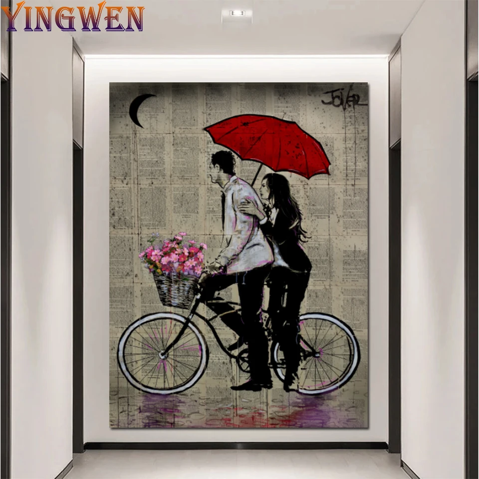 

5D Diamond Painting Couple Romantic Scene Full Diamond Embroidery Mosaic DIY Cross Stitch Complete Kit Wall Art Home Decor Gift