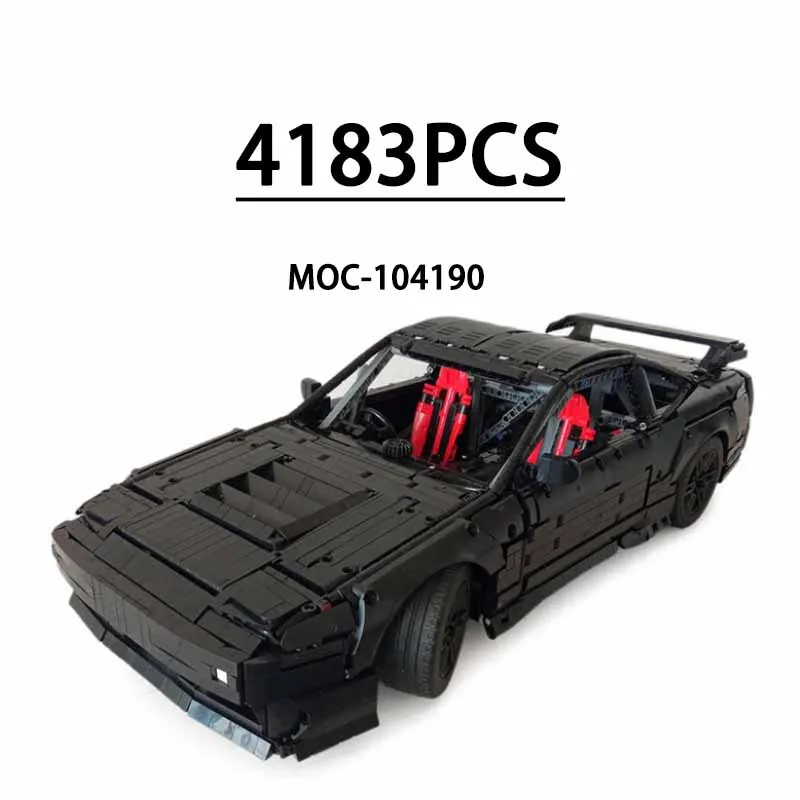 Строительный автомобиль 180SX240SX масштаб 1:8, модель спортивного автомобиля, 4183 шт., детский подарок на день рождения «сделай сам», рождественская игрушка MOC-104190 (art.: 3920d0da62ee2) - 3920d0da62ee2