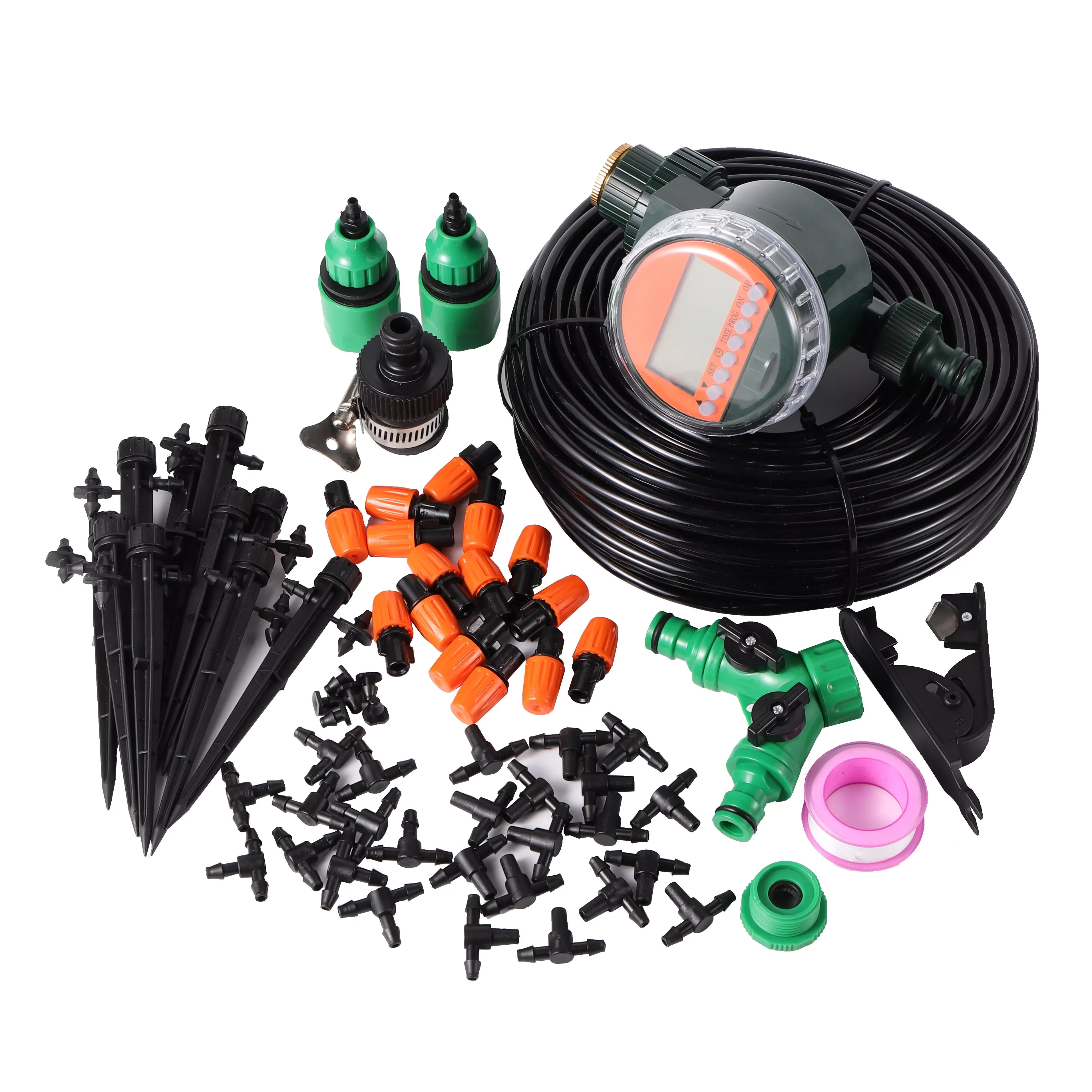 

Набор для автоматического полива сада, «сделай сам» с таймером для управления водой, бонсай для цветов, газона, водного патио, парка