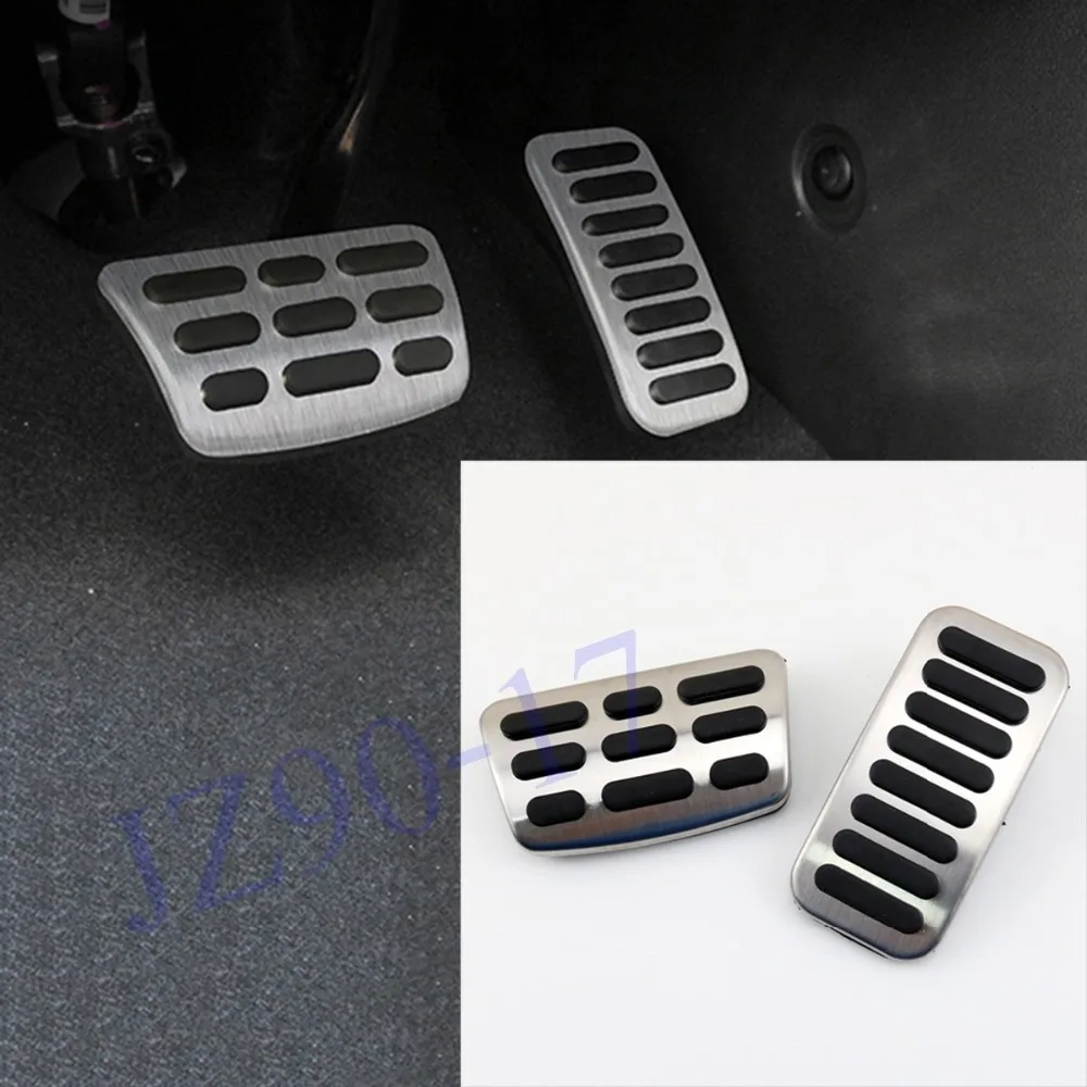 Нескользящие накладки на педали из нержавеющей стали для газа топлива тормоза