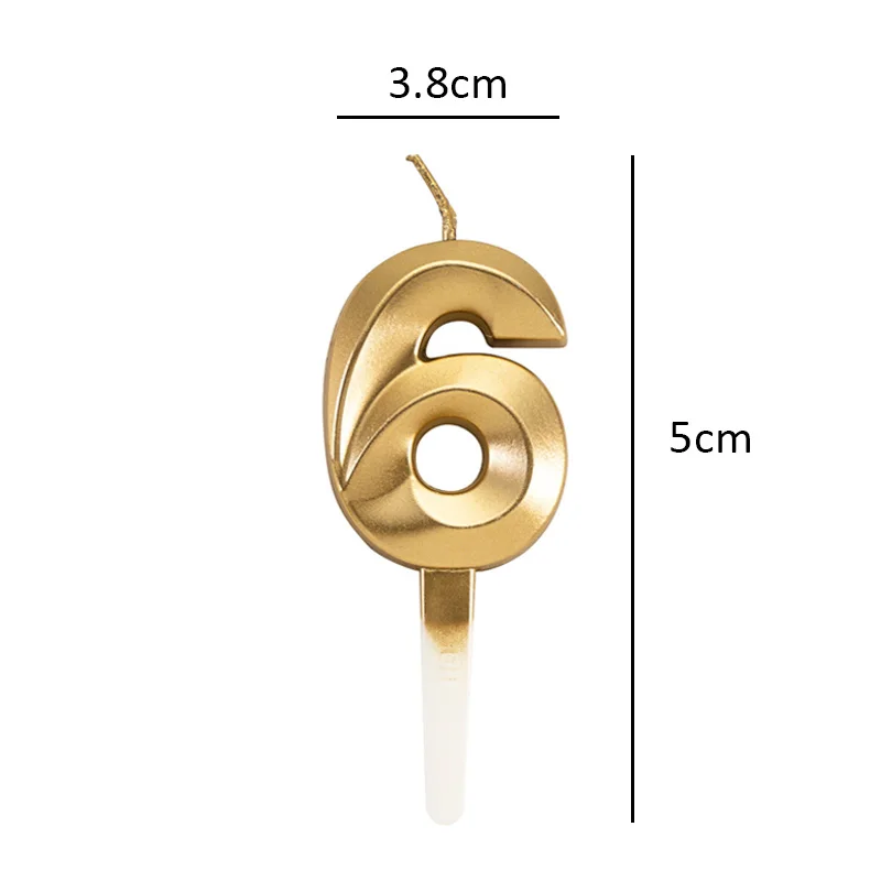 Новинка красочные свечи в виде цифр для торта на свадьбу день рождения 0 1 2 3 4 5 6 7 8 9