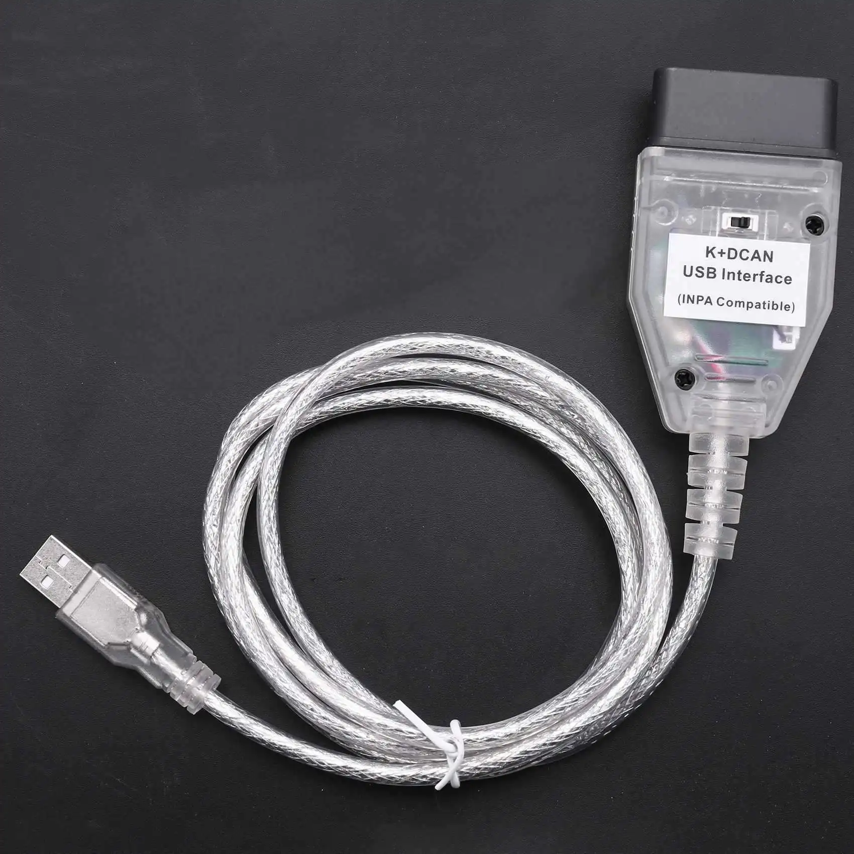 Inpa K + Can Ftdi Ft232Rl Chip With Switch For Bmw Scanner Dcan Usb Interface Cable Obd2 Diagnostic |