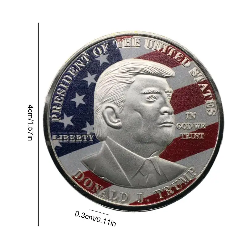 47-я монета президента США Дональд Трамп новая модная памятная с мотивом