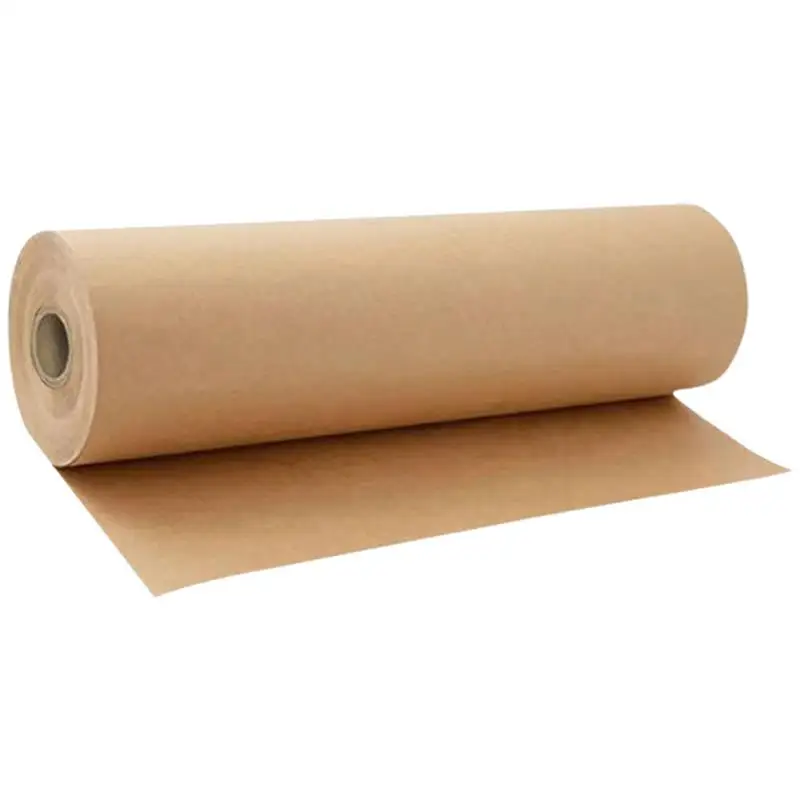 

Floral Wrapping Paper Bouquets Brown Roll DIY White Warp Scroll Kraft Gift Packing for School Office Kraft Paper 30cmx10m
