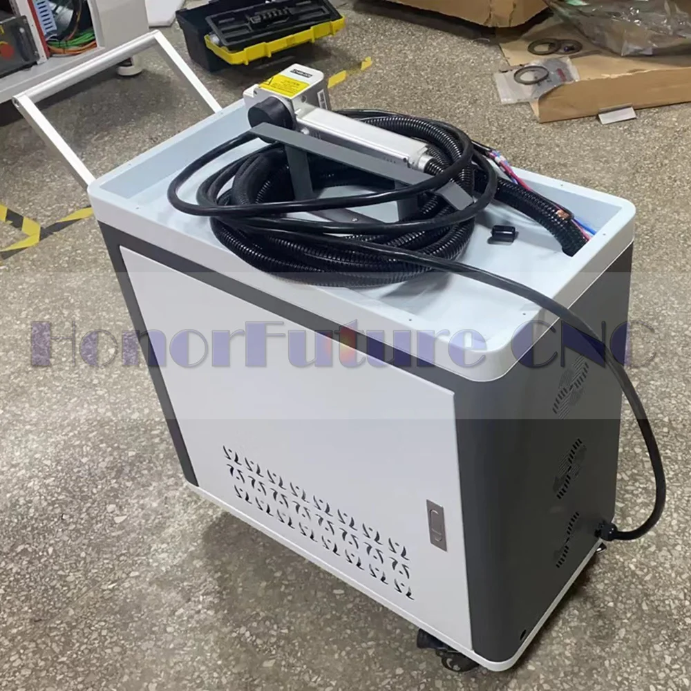 

Paint Wood Stone Pulse Rust Removal Cleaner Price 100W 200W 300W Fiber Laser Cleaning Machine