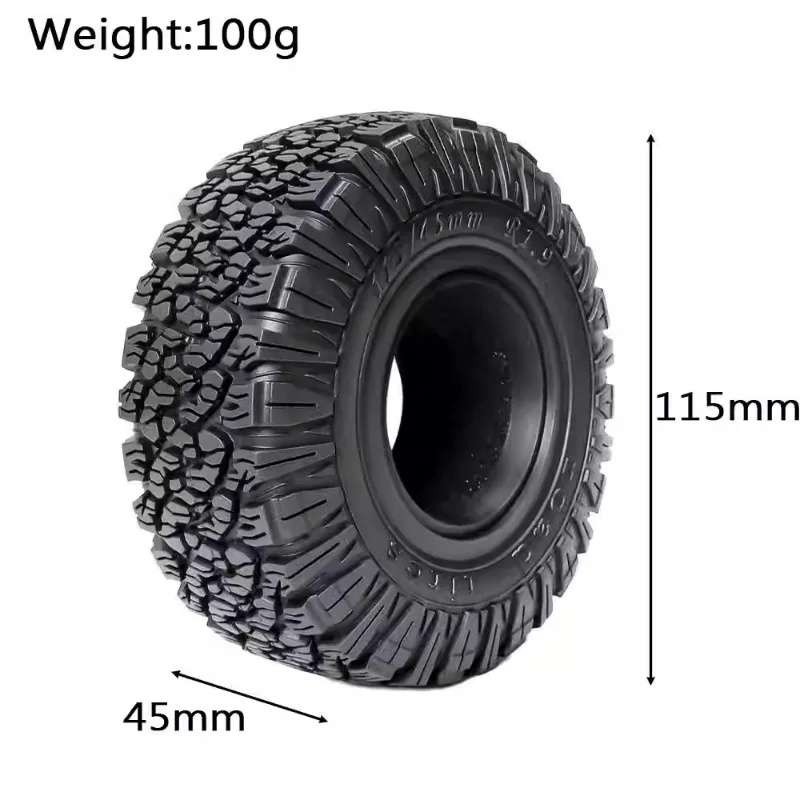 4 шт. 1 9 дюйма шины BFGoodrich K02 115x45 мм для 1/10 RC гусеничного автомобиля AXIAL SCX10 TRX4 Defender RC4WD