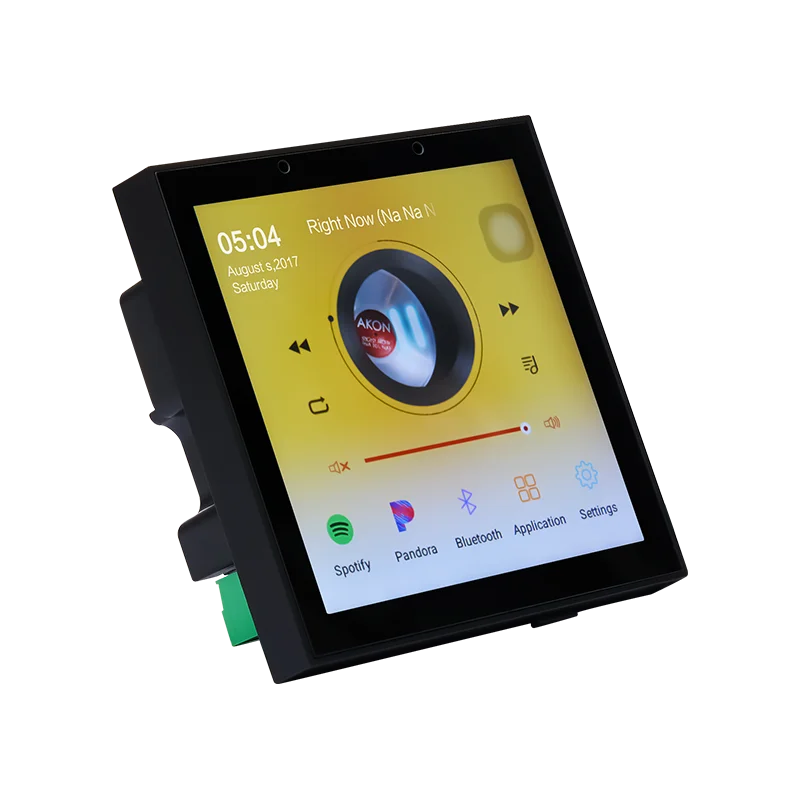 

4 Inch WIFI Blue-tooths in Wall Amplifier Full Screen Touch Amplifier Smart Home Hotel Audio System Smart Home