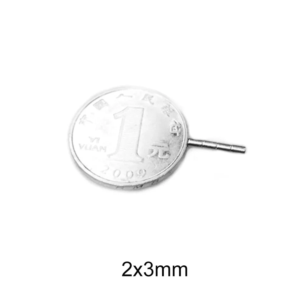 

Круглые магниты 2x3 мм