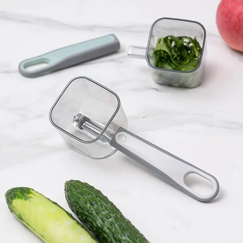 

Vegetable Peelers Carrot Peeler Container Peeler Potato Peelers with Storage Box Potato Peelers with Ergonomic Long Handle