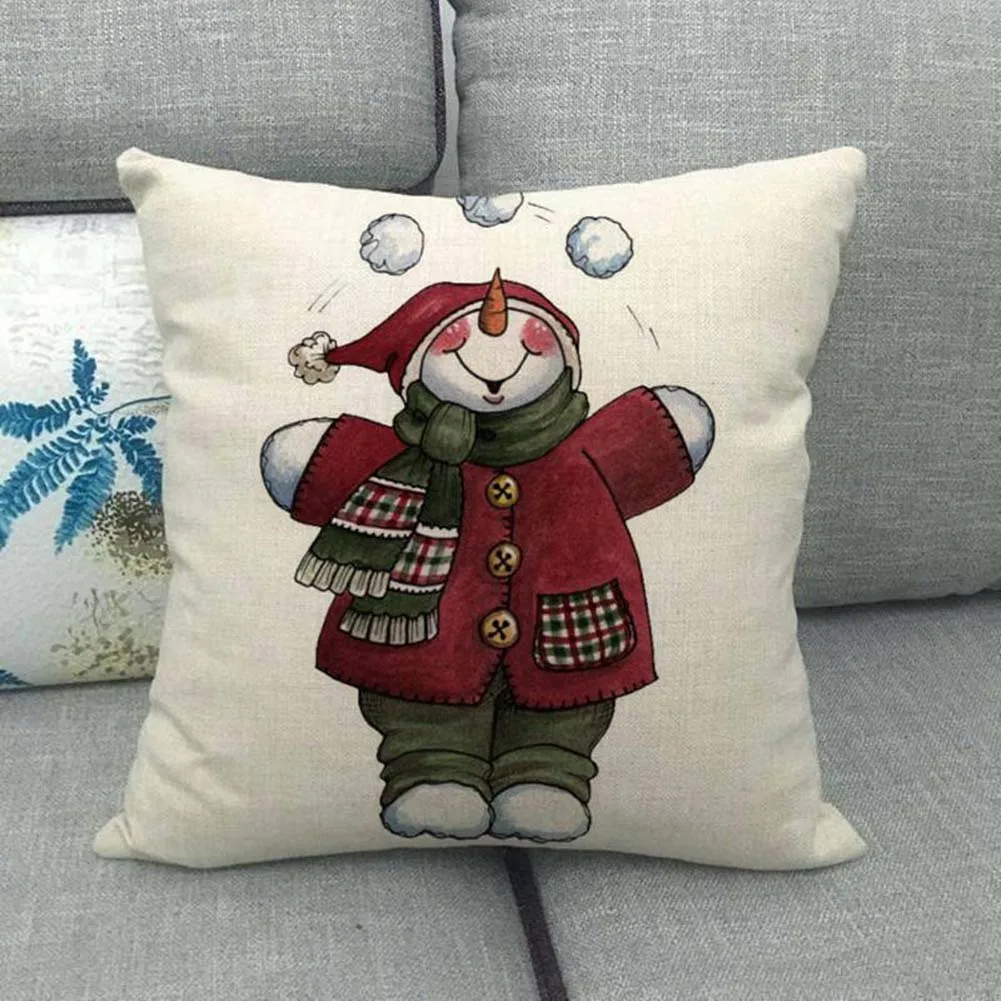 

Pillowcase Sofa Cushion Cover Christmas Decorations Christmas Pillow Covers Cushion Linen Pillow Pillow Case Sofa Cushion Covers
