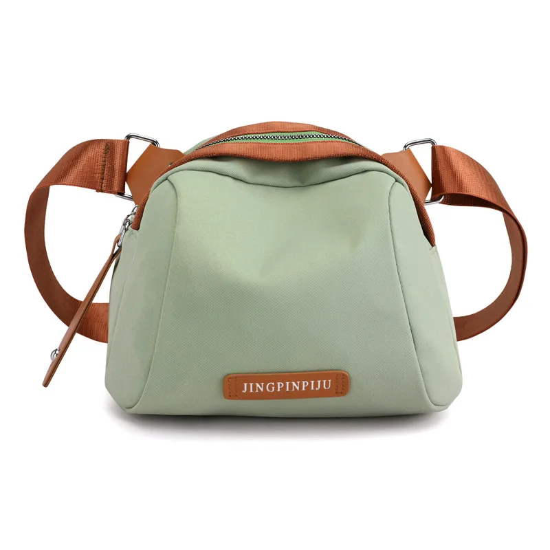 Waterproof Shell Small Shoulder Bag for Women Handbags Oxford Wide Strap Crossbody Bag Quality Soft Fashion Cross Body Purses