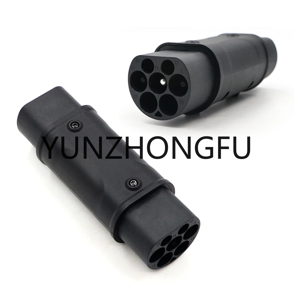 

16A 32A 1P 3P Тип 2 к GB/T адаптер Тип 2 папа к GB/T разъем беспроводной Ev адаптер