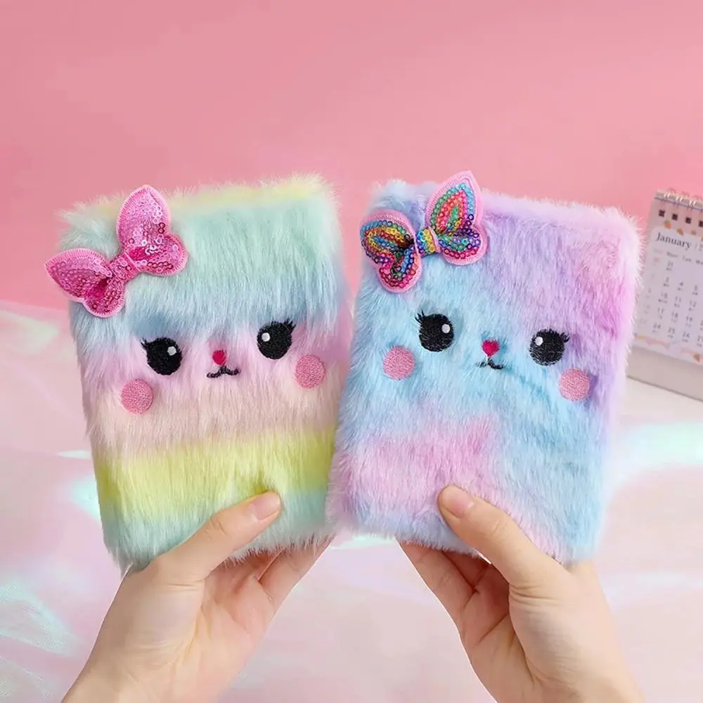 

Planners Handbook Office Supplies Note Book School Stationery Note Pad Diary Book Cat Plush Notebook Journal Book