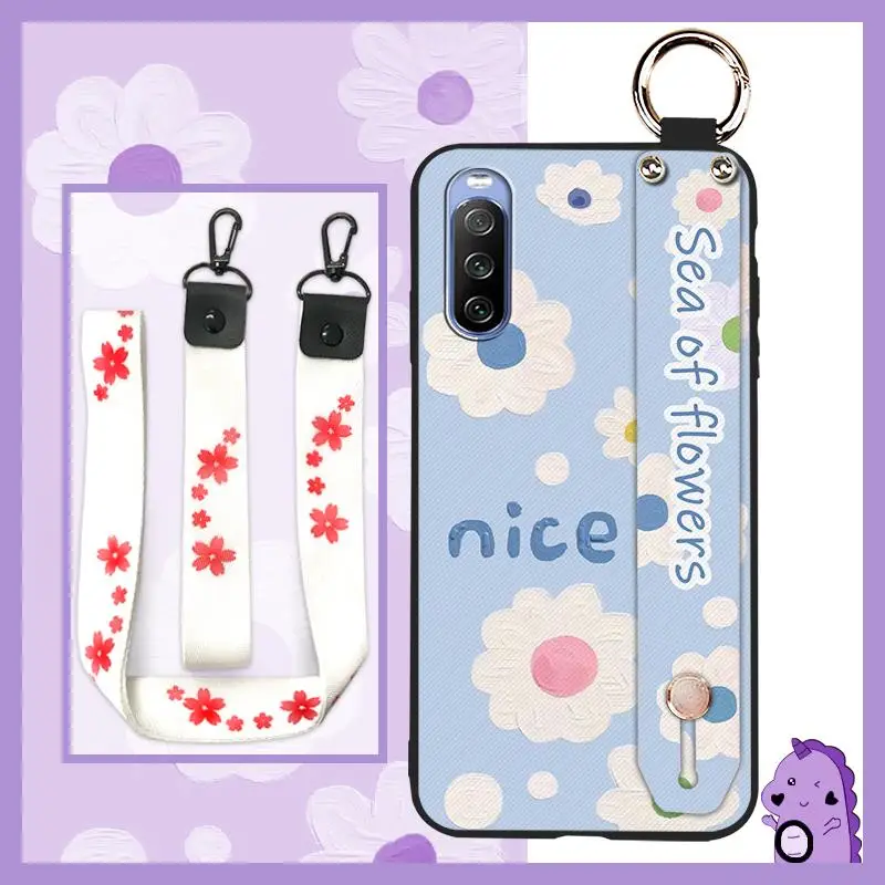 Мягкая задняя крышка для телефона, задняя крышка для Sony Xperia10 V 2023, водонепроницаемый грязеотталкивающий защитный чехол с цветами