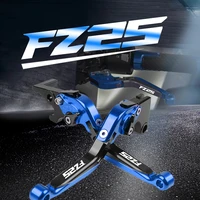 fz25 motorcycle accessories aluminum extendable adjustable folding brake clutch levers for yamaha fz25 fz 25 2017 2018 2019 2020