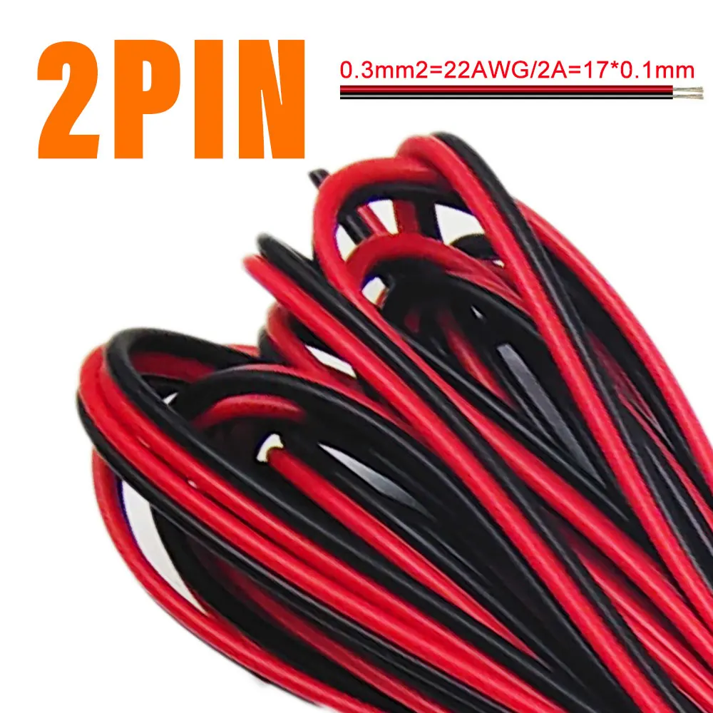 

Светодиодный кабель 22AWG 1м/5м/10м