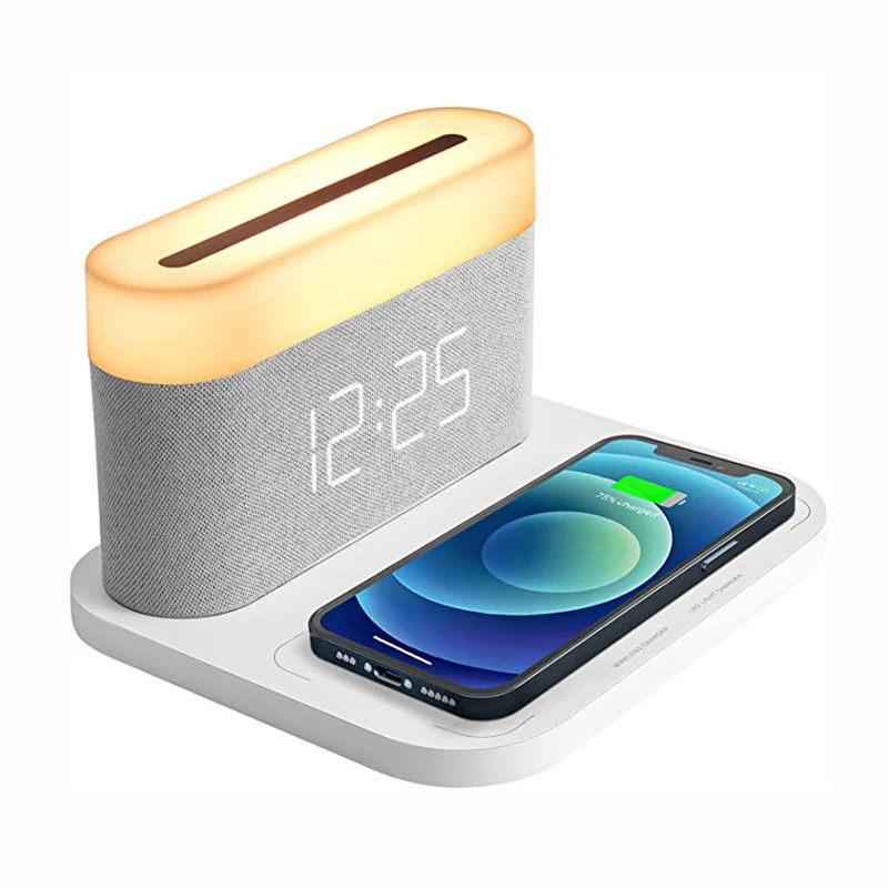 Alarm Night Lamp Induction Charger Dropshipping
