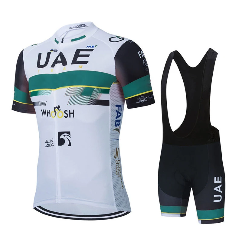 

New 2023 Pro TEAM UAE Cycling Jersey 19D Gel Bike Shorts Suit MTB Ropa Ciclismo Mens Summer Bicycling Maillot Culotte Clothing