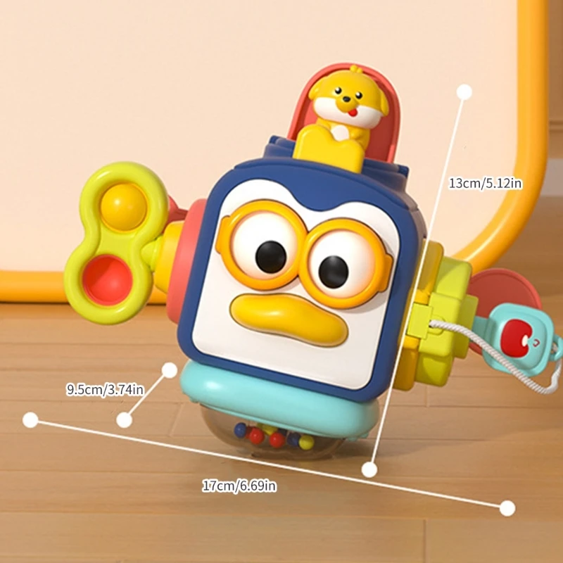 Интерактивный обучающий кубик для детей игрушка сенсорного развития и