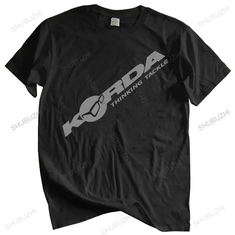

Cotton Tshirt mens summer Tops Korda Inspired Tribute T Shirt Angling Fishing Fish Carp Leisure Camping Man Brand T-shirt