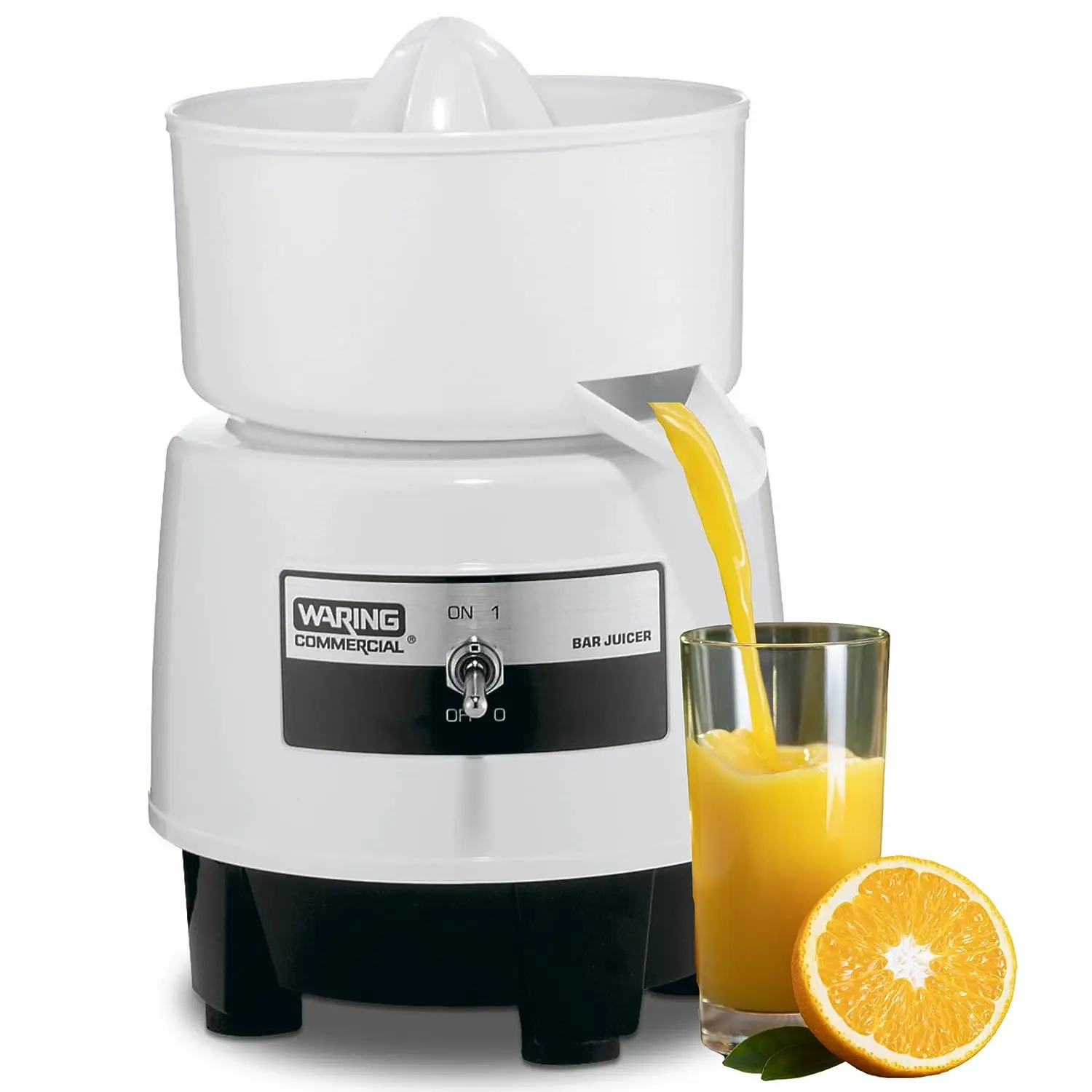 

BJ120C Compact Citrus Juicer, 120V, 5-15 Phase Plug,White, 34 Ounce