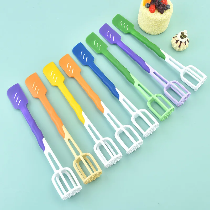 

Multifunctional Clay Press Plastic Silicone Sweet Potato Masher Gadget