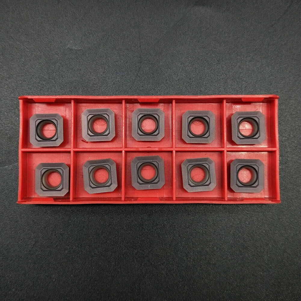 

Milling Inserts Insert Parts Purple SEKT1204AFN-FK Tools Useful 10 PCS Accessories Hot Sale For Stainless Steel