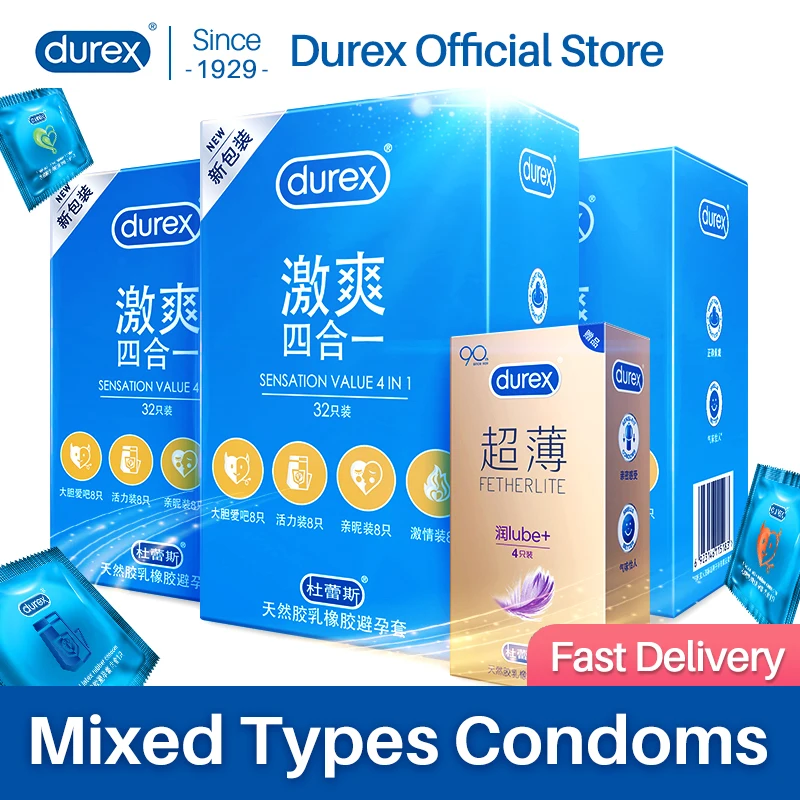  42шт Презервативы Durex ультратонкие из натурального каучука и латекса