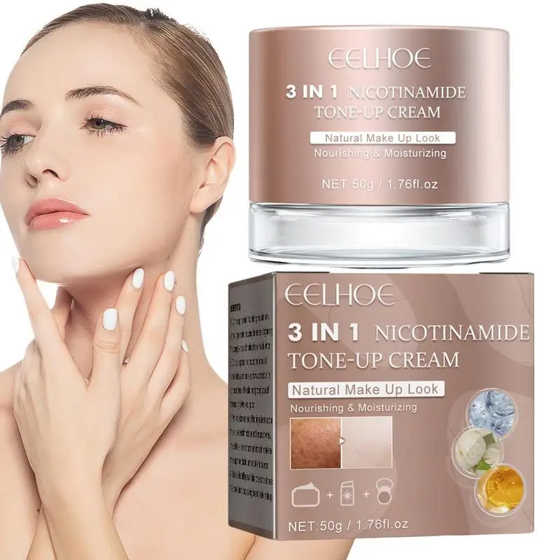 

Isolation Sunscreen Cream 50g Makeup Primer Invisible Pores Sunscreen Concealer Isolation 3 In 1 Brightening Makeup Base