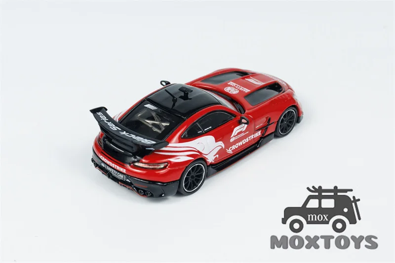 Tarmac Works 1:64 GT Black Series Safety Car Литая под давлением модель автомобиля