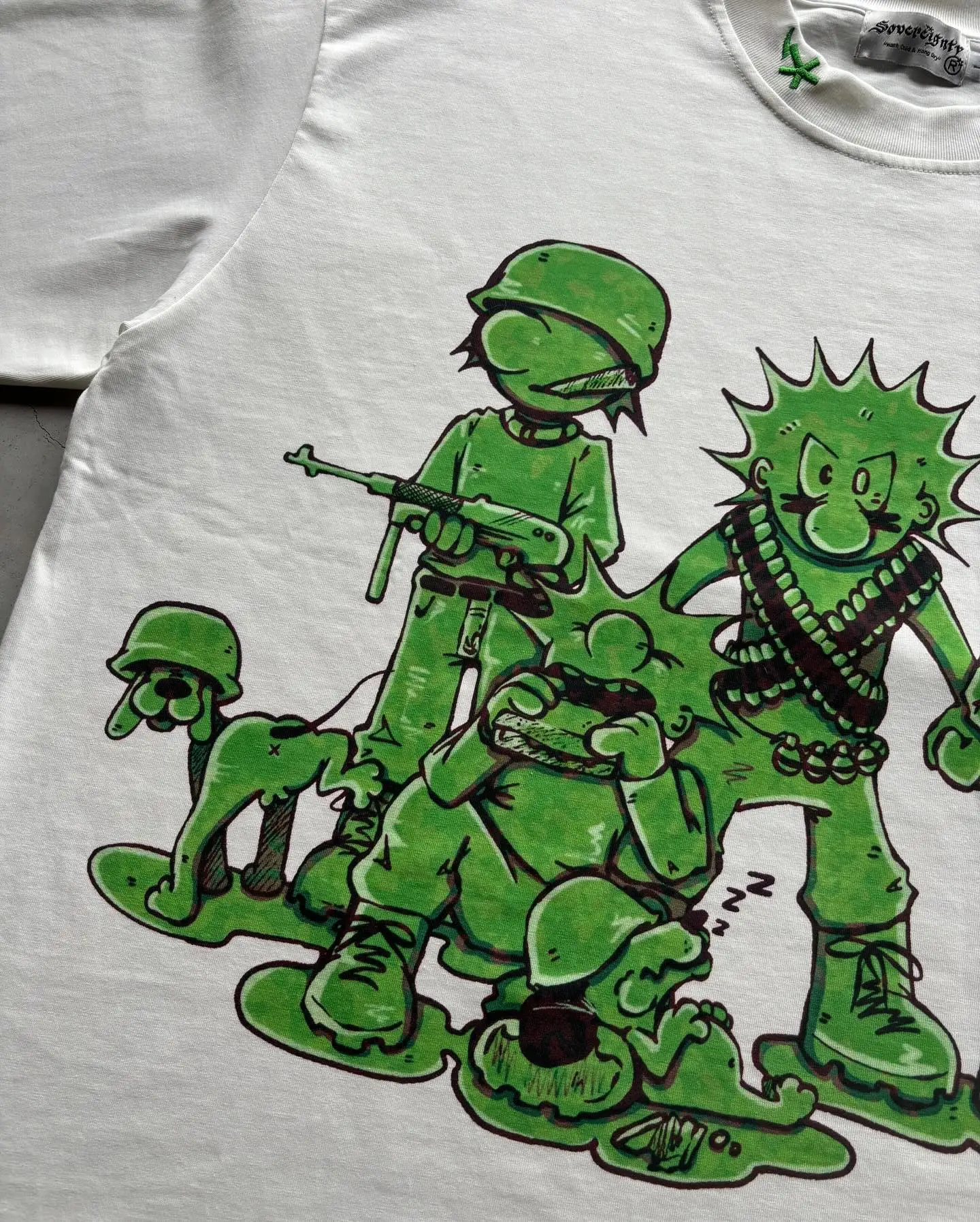 Футболка мужская оверсайз с принтом The war hound