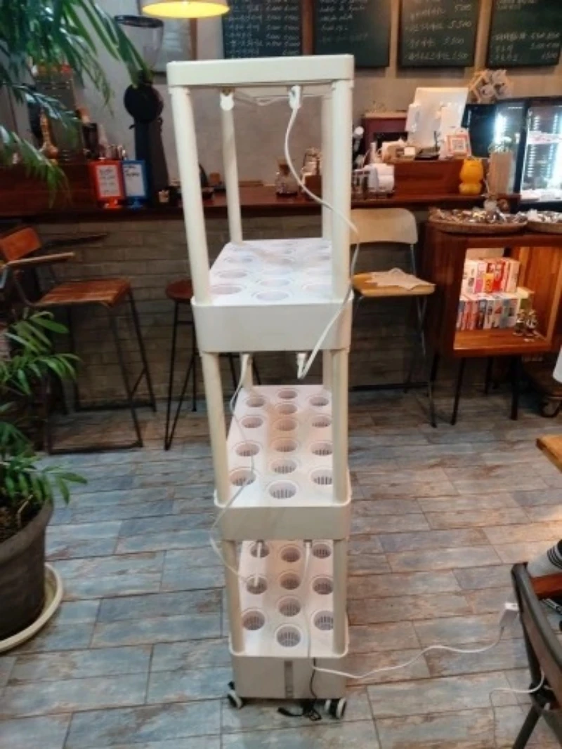 Система гидропонного выращивания 3 слоя с 42 отверстиями