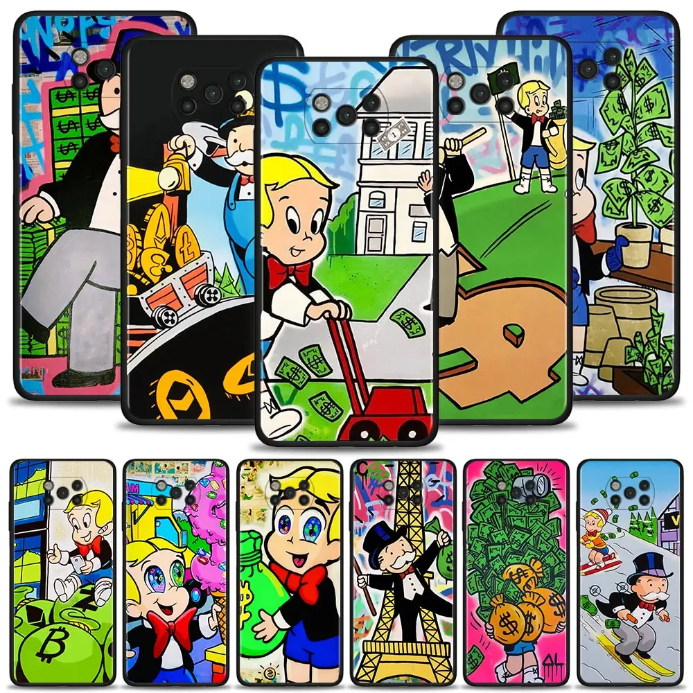 Чехол с выдвижным банком Richie для Xiaomi POCO X3 NFC M3 M4 Pro X3 F3 GT, чехол для Mi 11T 10T Pro 9T 11 Note 10 Lite Civi