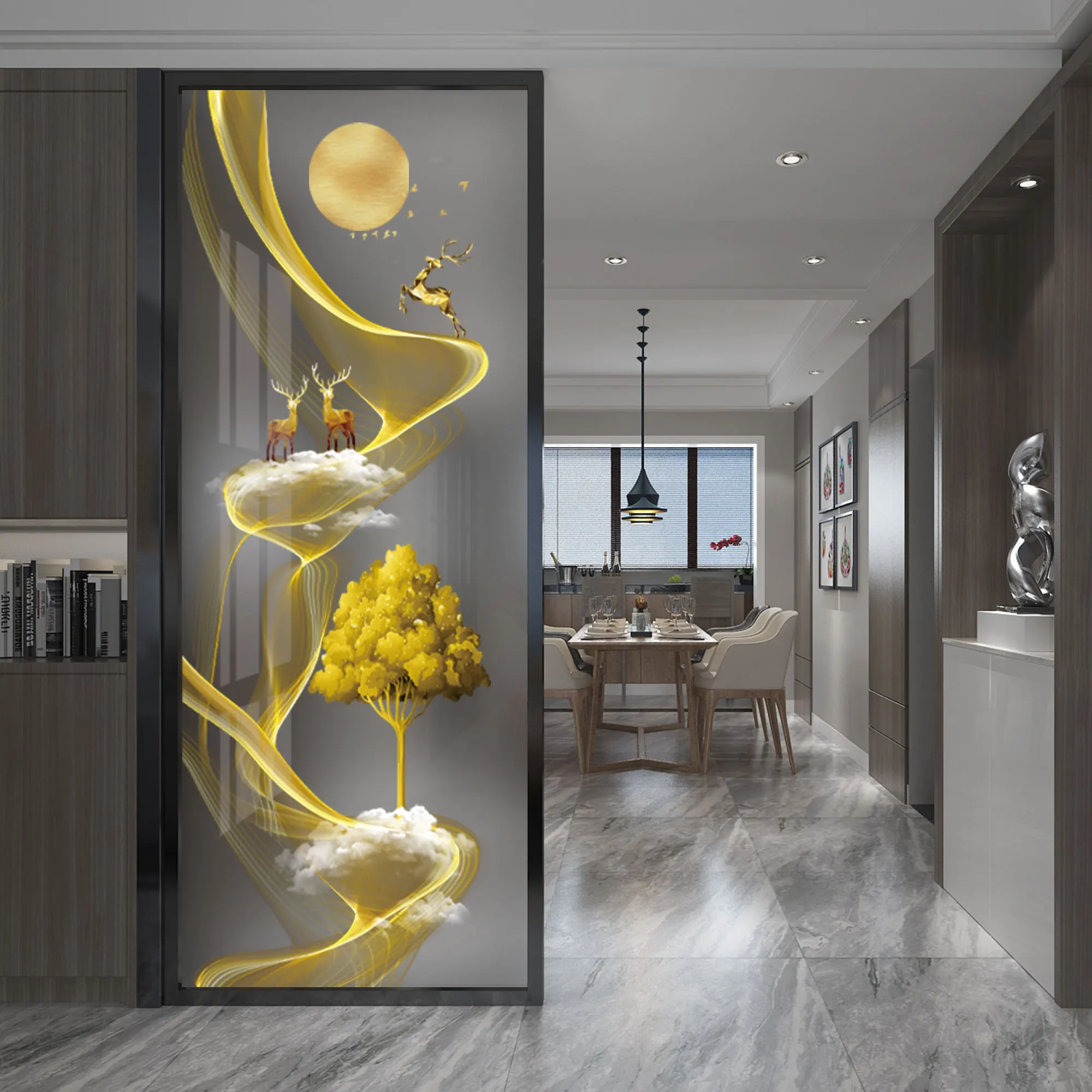 Современный светильник светлый роскошный художественный стеклянный