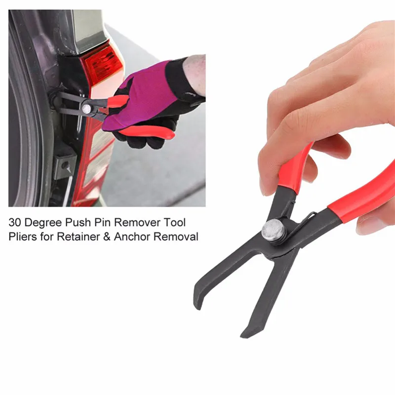 

30/80 Degree Round Nail Removal Pliers Push Pin Remover Tool Pliers For Retaining & Anchor Removal Push Removal Pliers