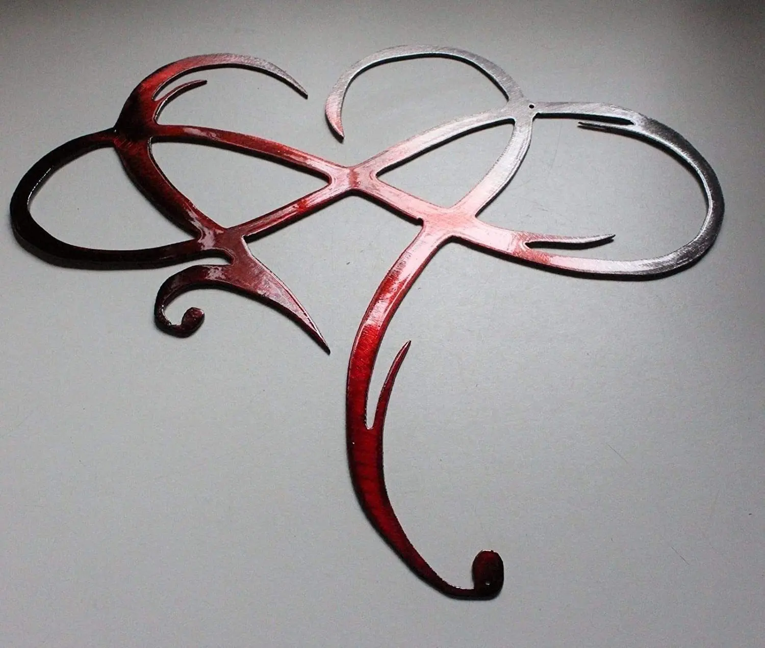 

The new interior wall outdoor home decoration infinite heart metal wall art crafts