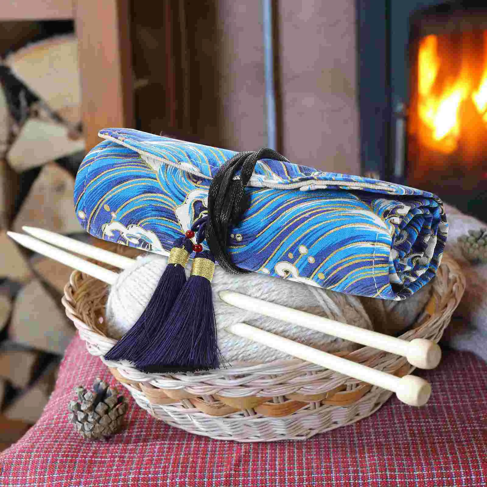 Набор для новорожденных сумка хранения крючком тканый контейнер игл складной