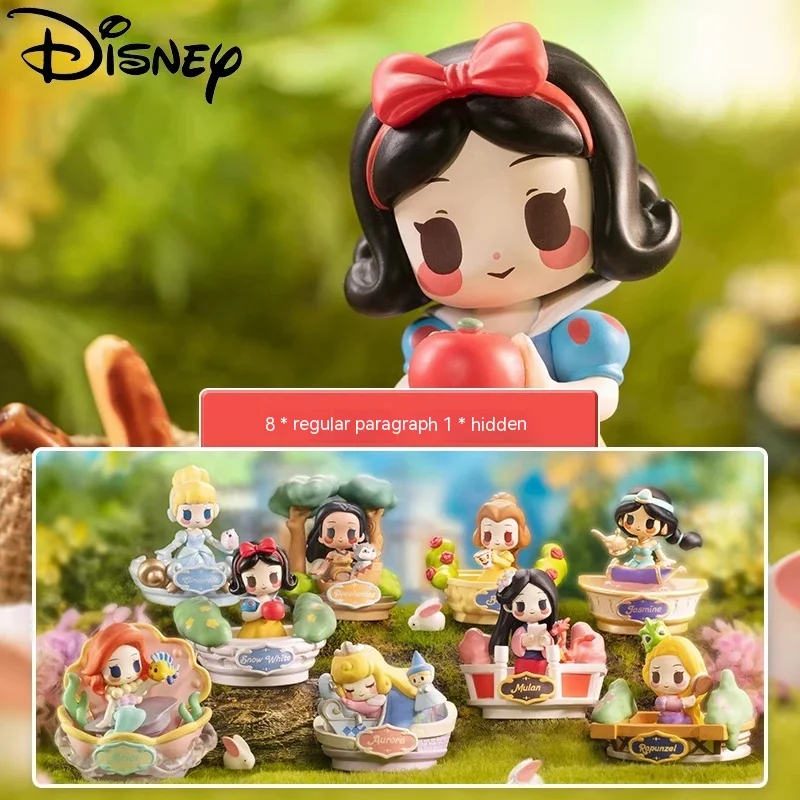 

Authentic Disney Princess Leisure Holiday Girl Handmade Transparent Crystal Ball Blind Box Gadget Collection Christmas Gift