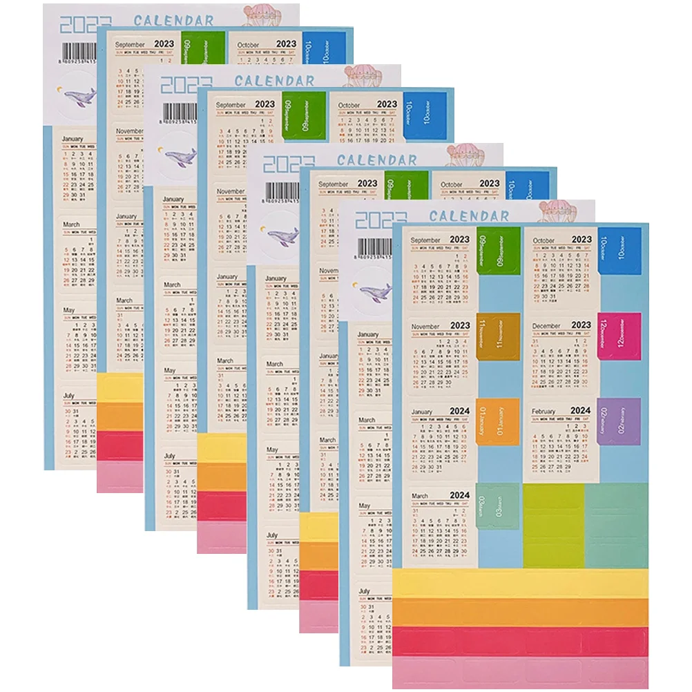 

Stickers Tabs Calendar Planner Monthly Divider Adhesiveaccessories Notebook Daily Sticker Mini Organizer Journal Schedule Label